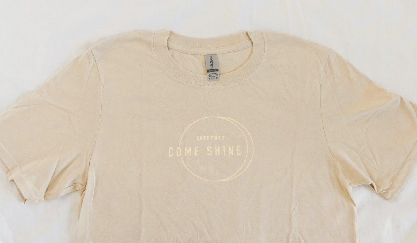 Come Shine T-Shirt Beige
